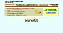 Desktop Screenshot of cadcimtech.com
