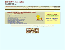 Tablet Screenshot of cadcimtech.com
